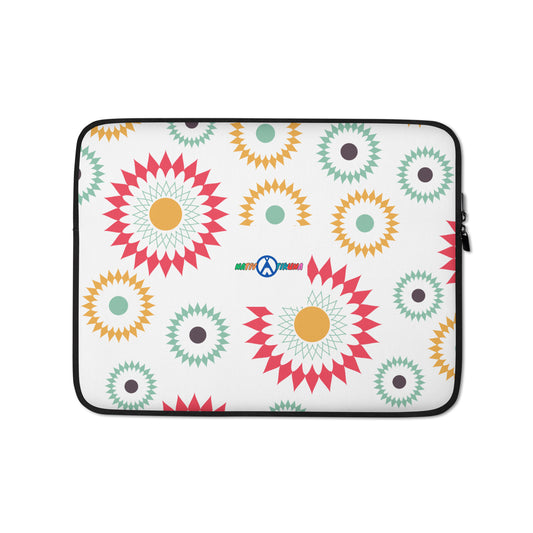 Laptop Sleeve - Sunny Colors and Native Patterns 